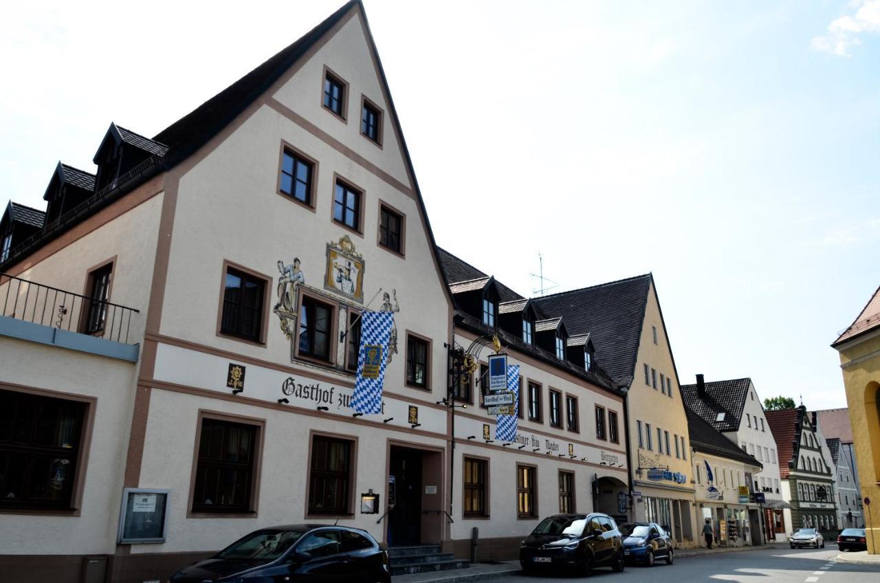 Gasthof Zur Post Hotel Wolnzach Exterior foto