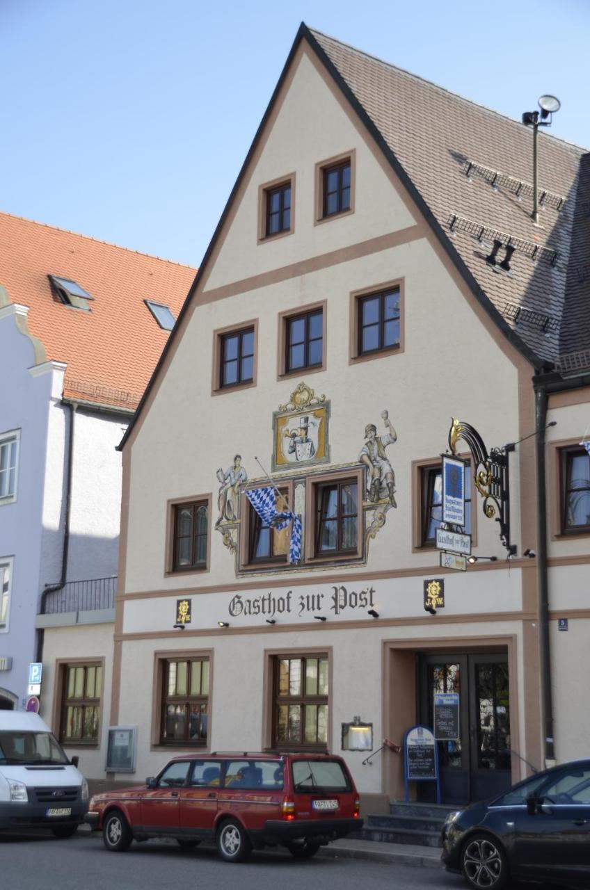 Gasthof Zur Post Hotel Wolnzach Exterior foto